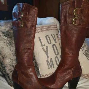 BOC brown leather boots